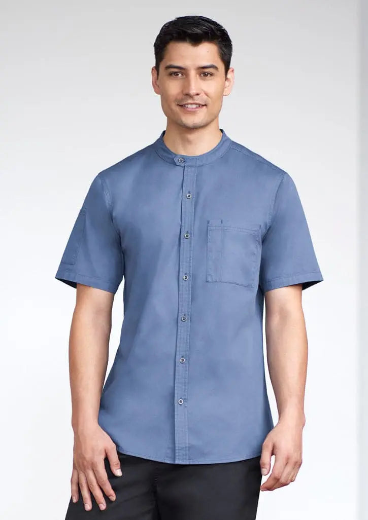 Biz Collection Men's Salsa Short Sleeve Chef Shirt CH329MS - City Workwear